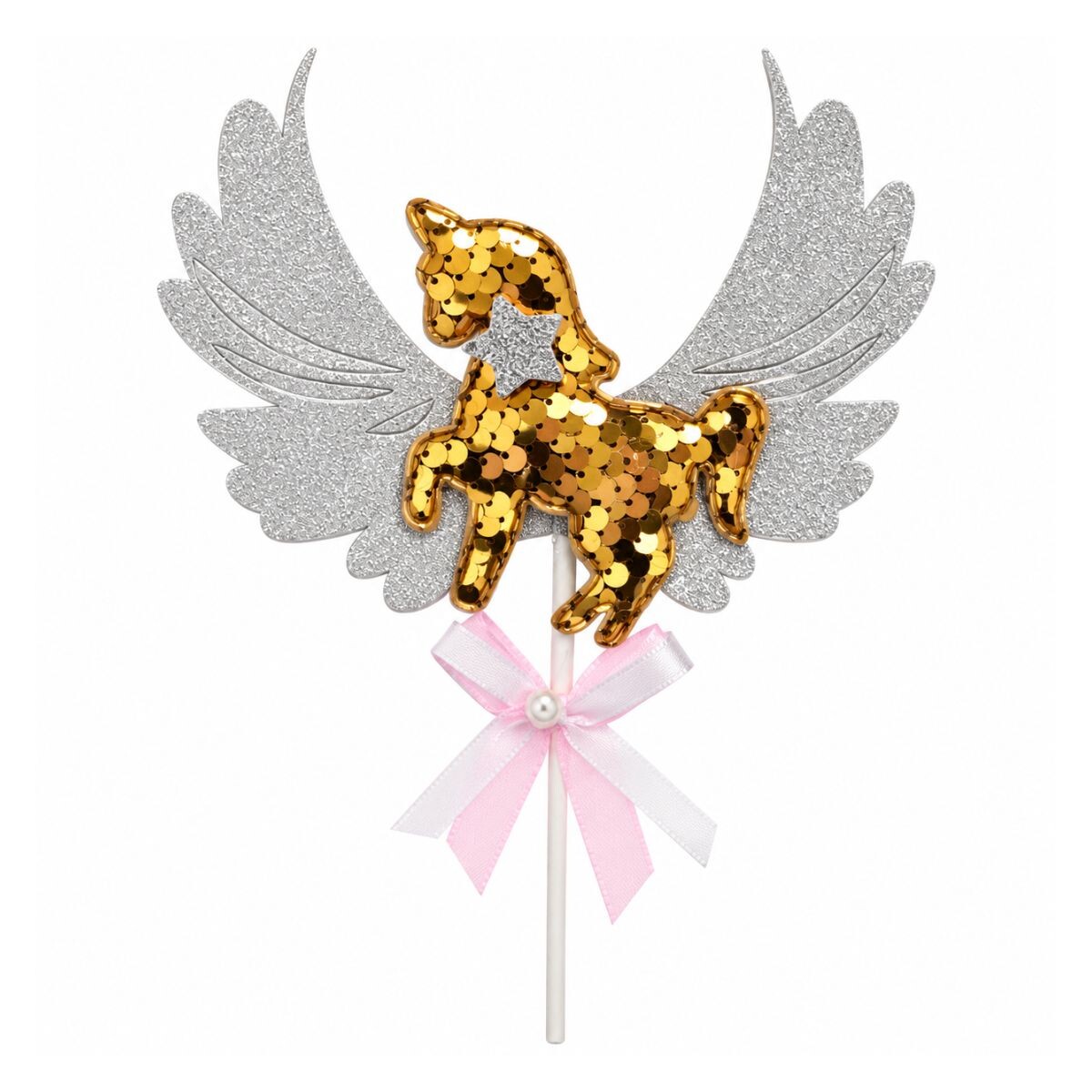 Topper Unicornio - Dorado 