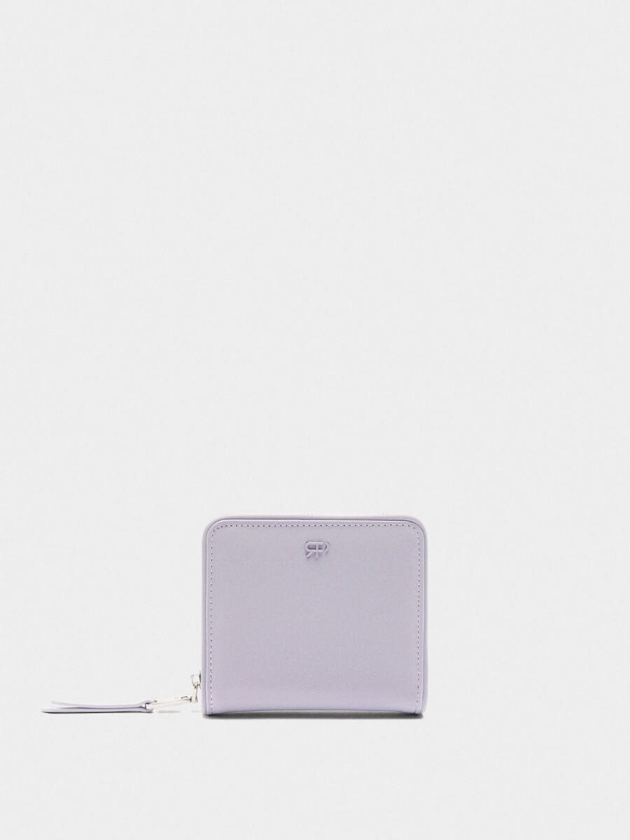 Cartera De Textura Suave S violeta