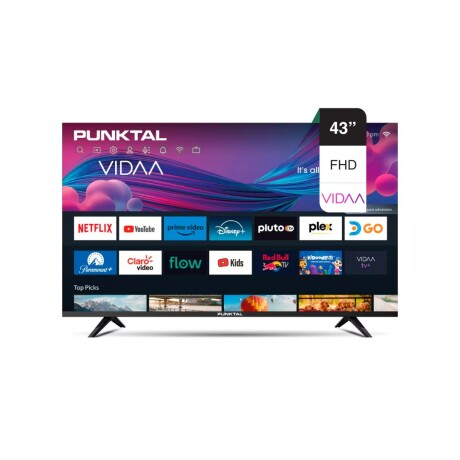 Smart Tv PUNKTAL 43' FHD VIDAA Con Control Remoto Smart Tv PUNKTAL 43' FHD VIDAA Con Control Remoto