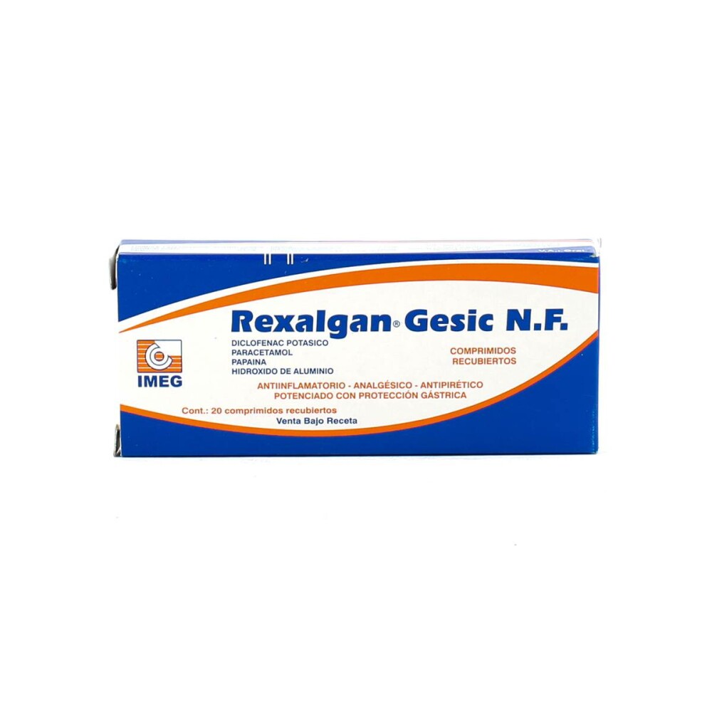 REXALGAN GESIC CAPSULAS X 20 CJ única