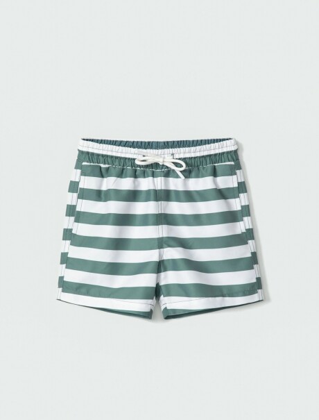 SHORT INFANTIL ESTAMPADO VERDE