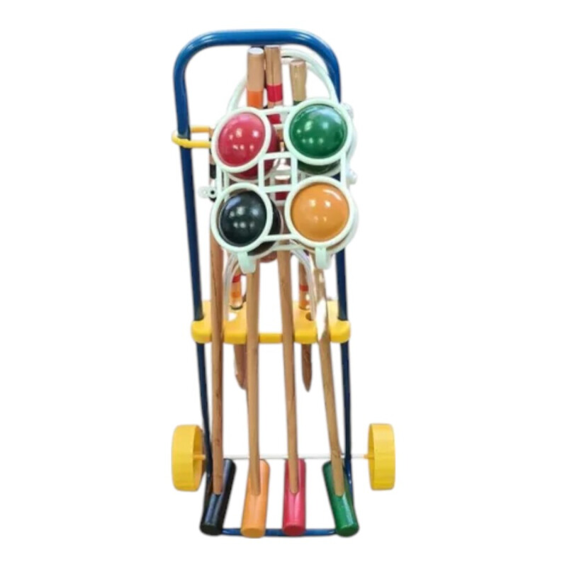 Juego de Croquet Madera con Carro Juego de Croquet Madera con Carro
