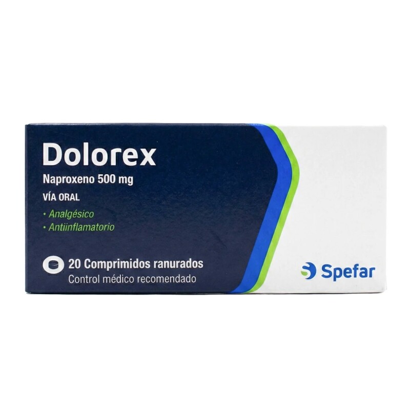 Dolorex 500 Mg. 20 Comp. Dolorex 500 Mg. 20 Comp.