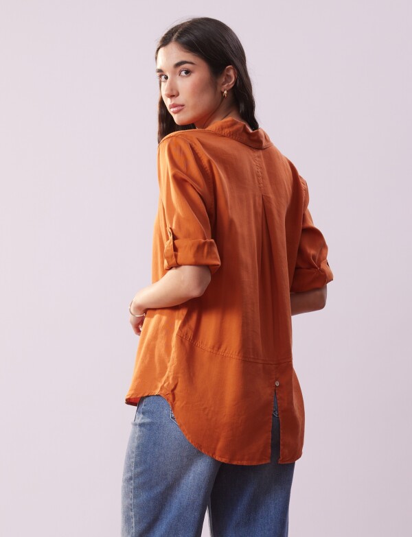 Camisa Tencel TERRACOTA