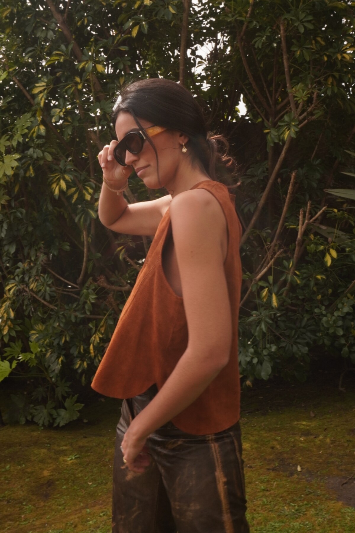 Sun Suede Vest Gamuza Habano