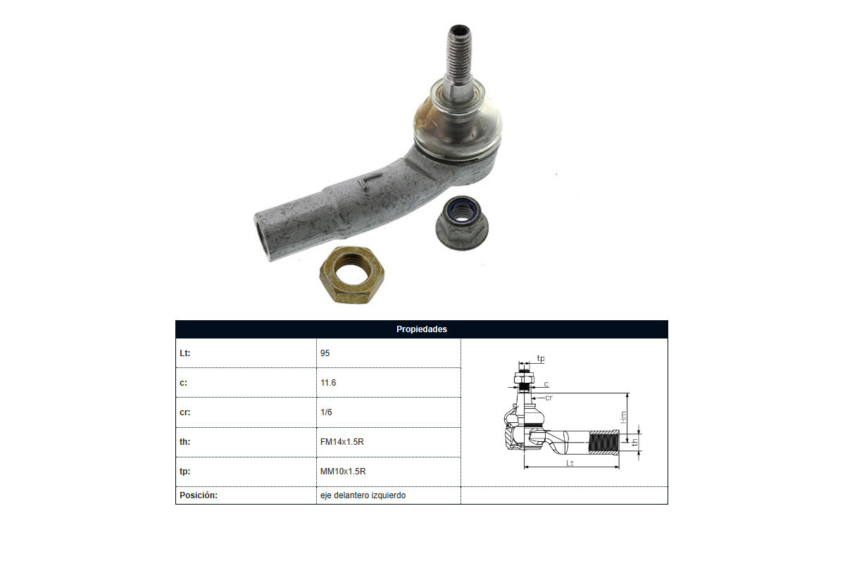 Puntero Ford Fiesta 06-14 Der/Izq Puntero Ford Fiesta 06-14 Der/Izq