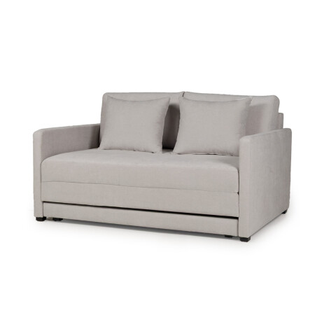 Sofá Cama Quito - 156 - Tela Microfibra TC1009 (Plata)