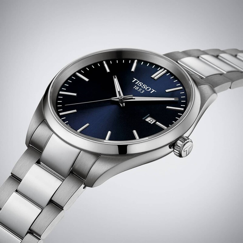 Reloj Tissot T1504101108100 para hombre con correa de acero Azul