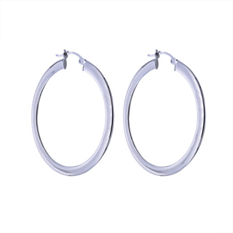 Par de aros de plata 925. Par de aros de plata 925.