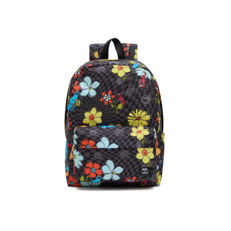 MOCHILA VANS X SESAME STREET OLD SKOOL Black & Flowers