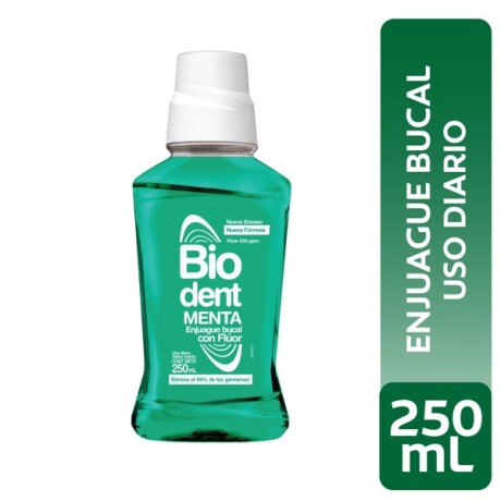 BIODENT ENJUAGUE DIARIO MENTA 250 ml BIODENT ENJUAGUE DIARIO MENTA 250 ml