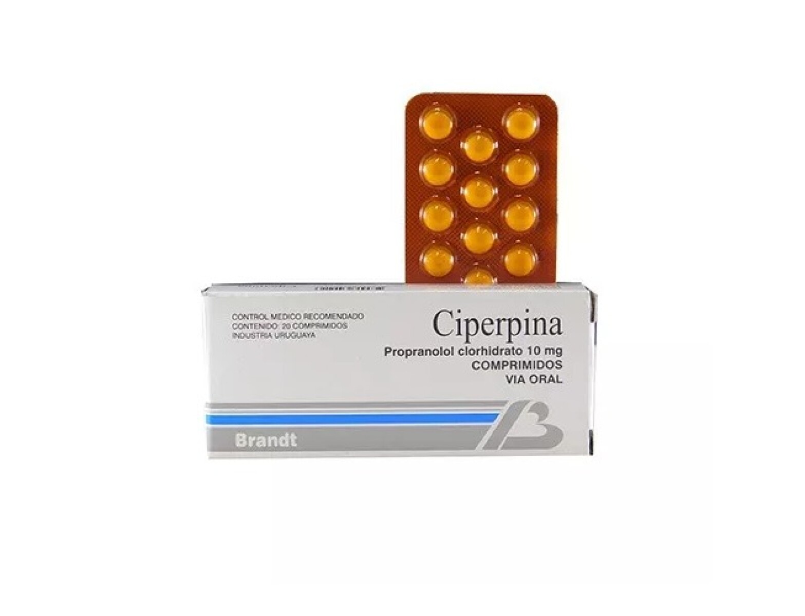Ciperpina 10 Mg. 20 Tabletas 