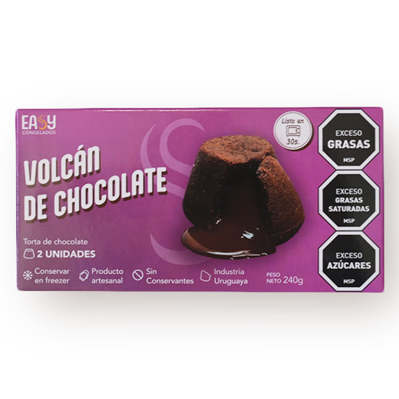 VOLCÁN DE CHOCOLATE X2 EASY 240G VOLCÁN DE CHOCOLATE X2 EASY 240G