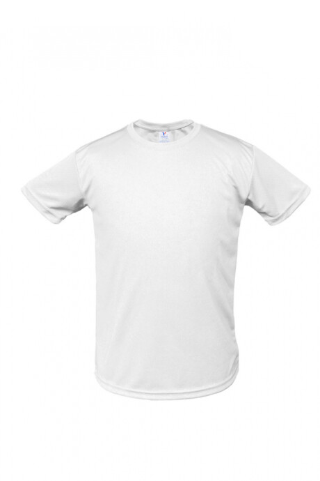 Camiseta a la base dry fit de niño Blanco