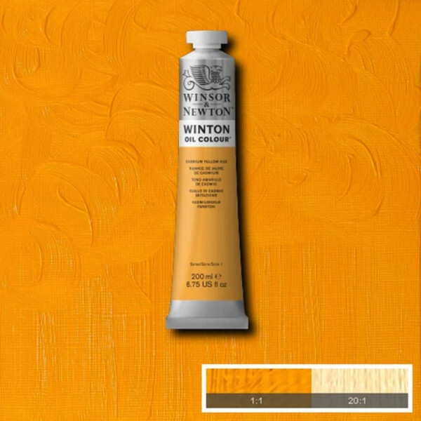 Óleo 200 ml - Winsor & Newton Amarillos