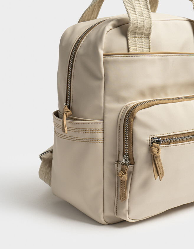 Mochilas Urbanas Mochilas - Blanco Crudo