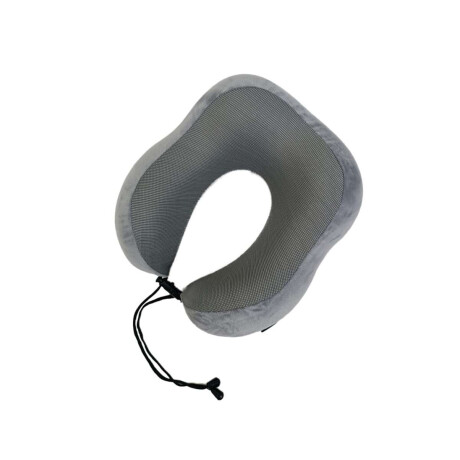 Almohada de viaje con memoria y funda Gris