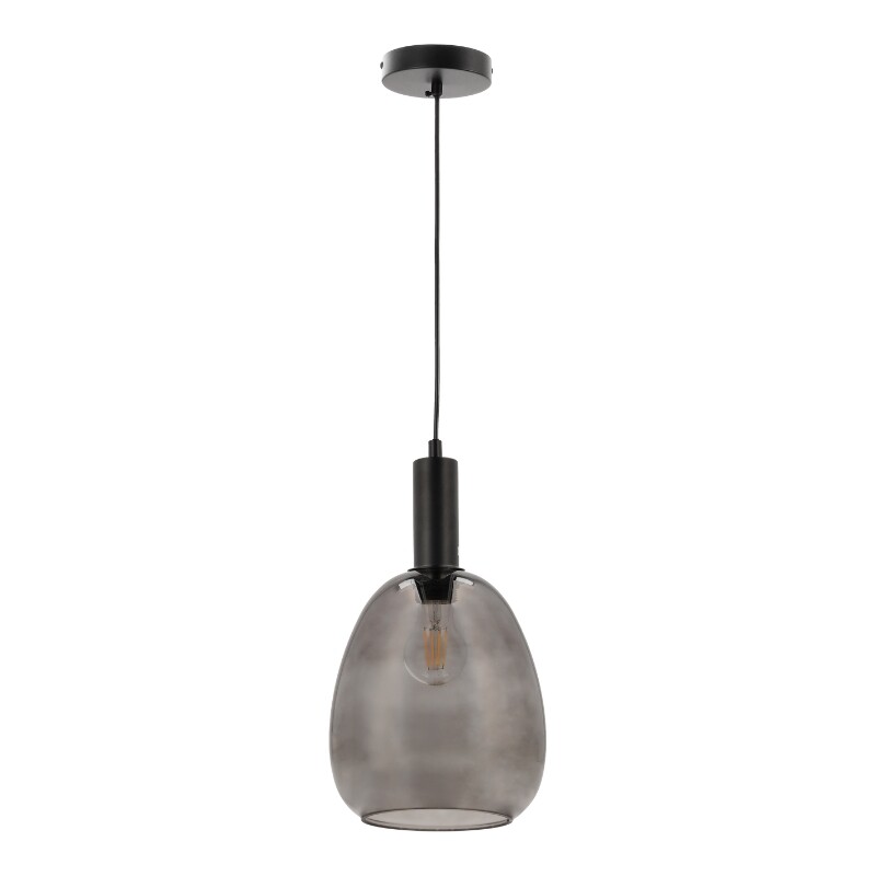 LUMINARIA COLGANTE PIREO SMALL Luminaria Colgante Pireo Small Negra ø 23 cm