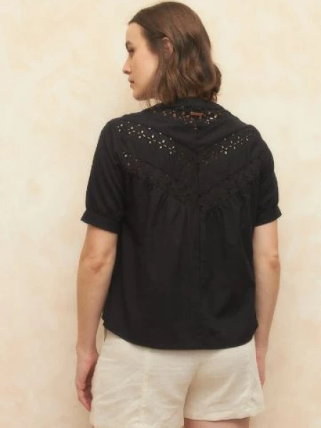 BLUZA ALLIE TEMPLES NEGRO