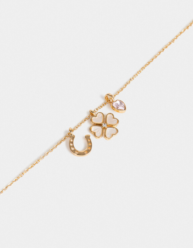 Collares Cortos Con ramillete Collar Corto Con Ramillete - Dorado