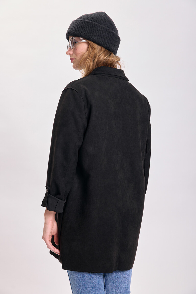 Blazer antelina Negro