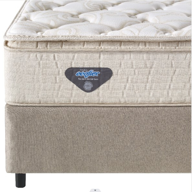 Colchón Espuma Queen ECOFLEX D60 Pillow 158 x 198 x 26 cm Colchón Espuma Queen ECOFLEX D60 Pillow 158 x 198 x 26 cm