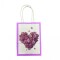Bolsa con Asa N°1 Pack x12 Corazón Violeta