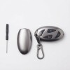 Llavero Para Hyundai Creta - Tucson - Kona Color Gris Plata Llavero Para Hyundai Creta - Tucson - Kona Color Gris Plata