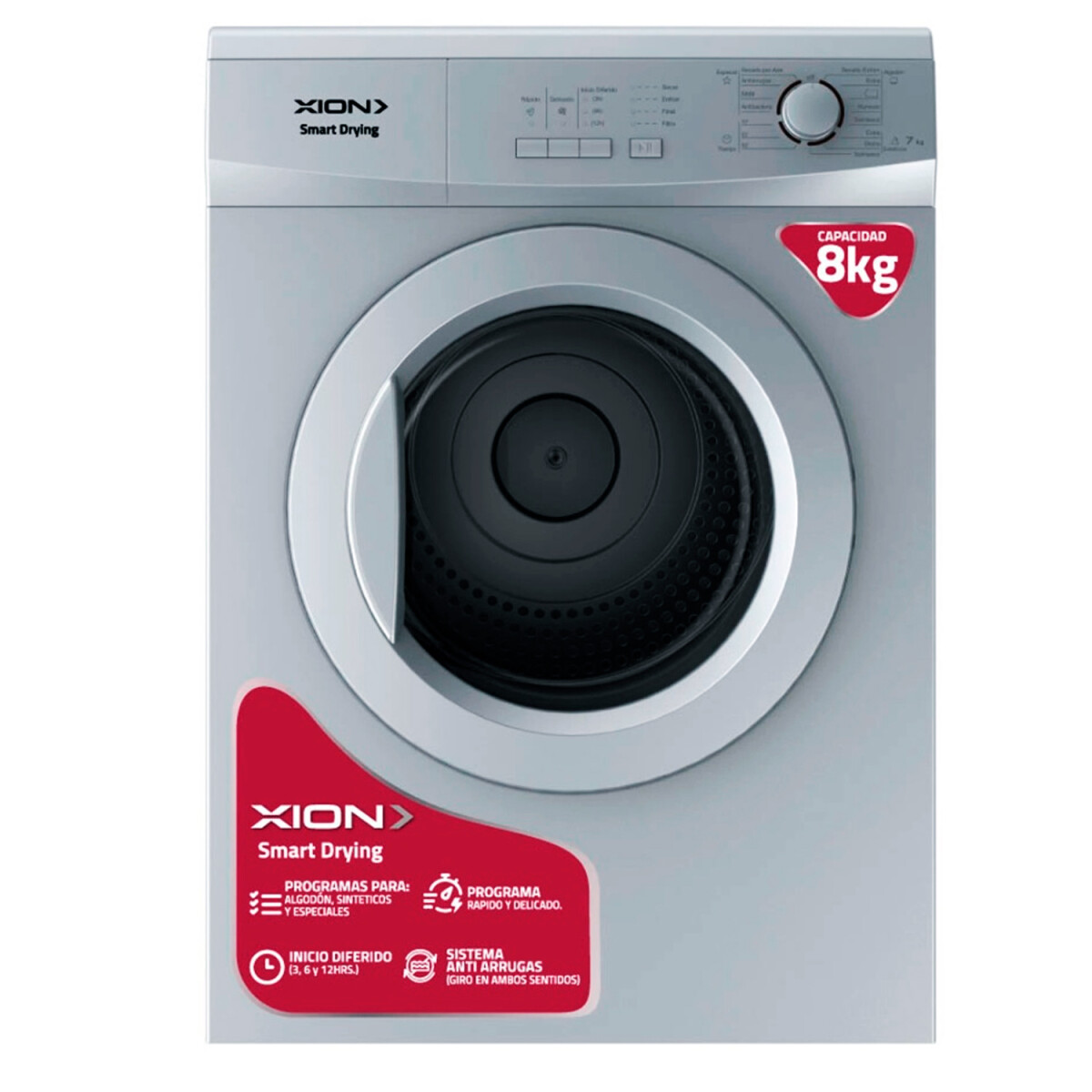 Secarropas De 8 Kg Xion Xi-sec80x-cu - SECARROPAS XION 8K XI-SEC80X ******** 