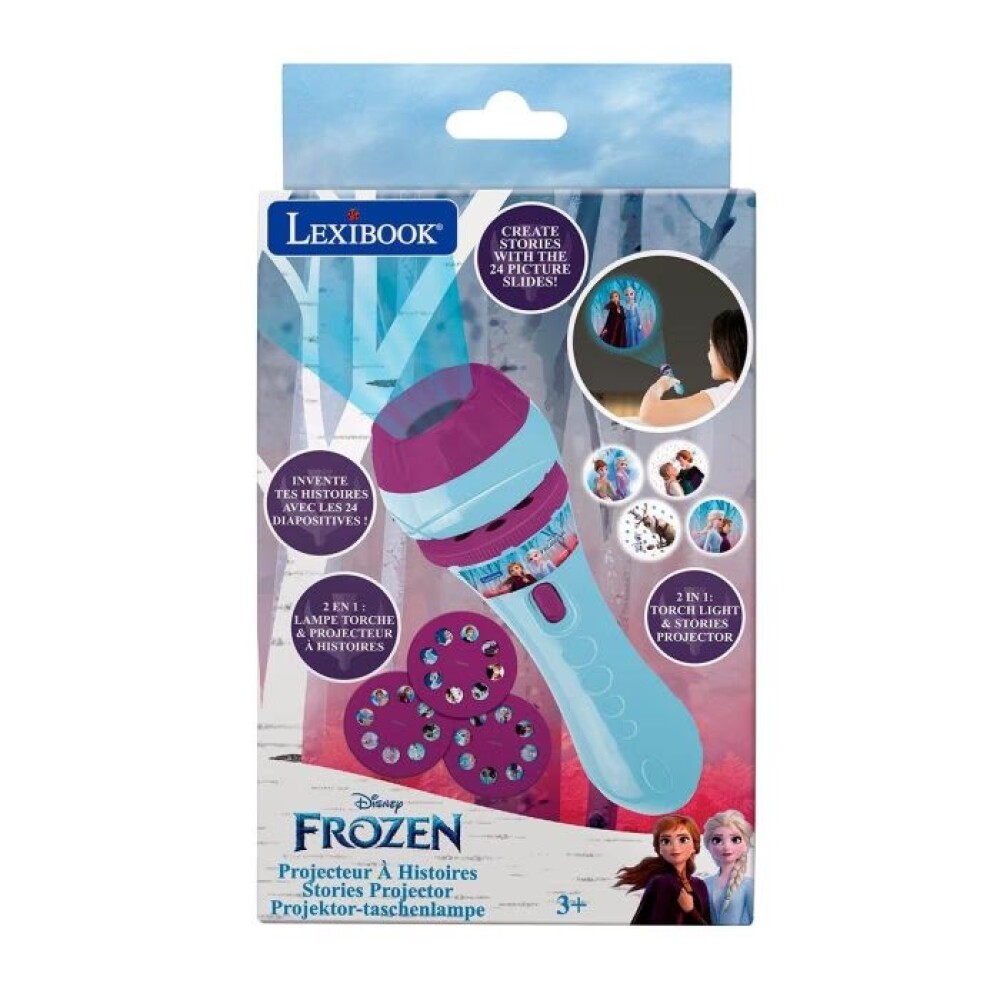 Linterna Proyectora Lexibook Frozen con Discos LEXIBOOK PROY LINTERNA C/DISCOS FROZEN LTC050FZ -