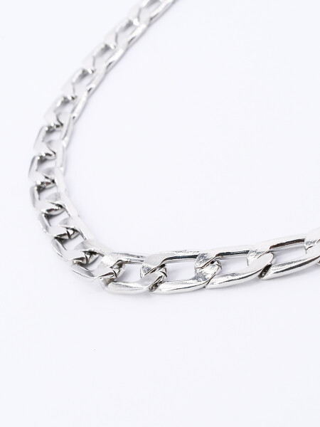 COLLAR ESLABON PLATEADO