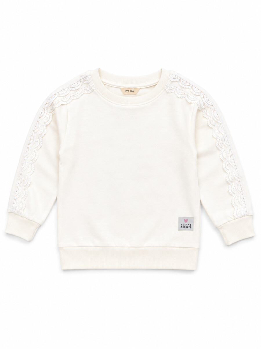BUZO LARA CUTE - OFF WHITE 