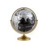 GLOBO TERRAQUEO NEGRO COMB 20X27CM Unica