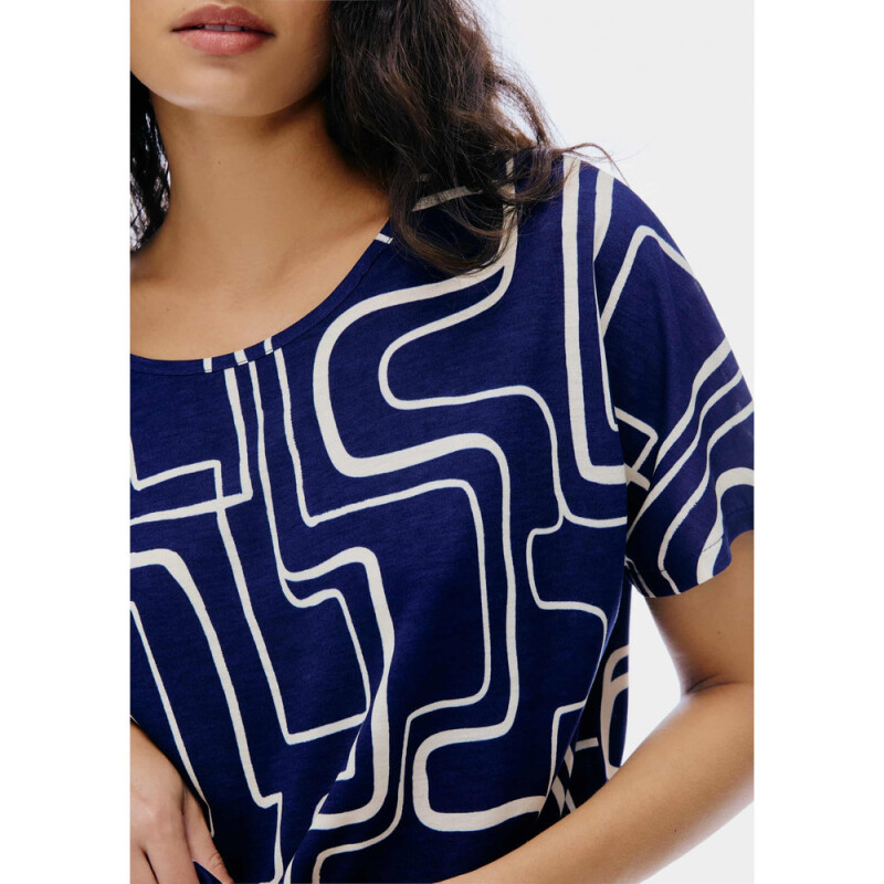 BLUSA MM FEM AZUL ESCURO