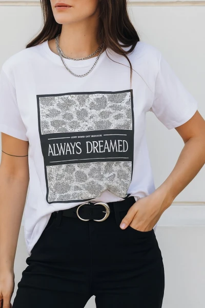 Remera Pantera Blanco