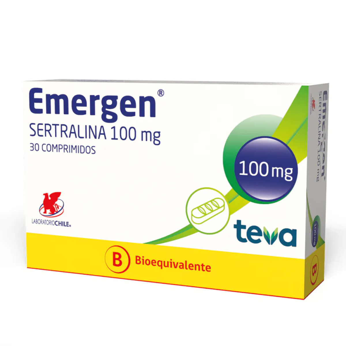 EMERGEN 100 MG. CJ X 30 COMPRIMIDOS 