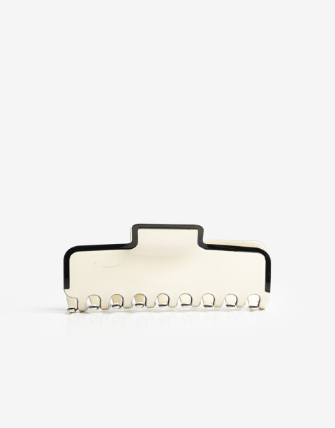 Broche Acrilico Combinacion Bicolor