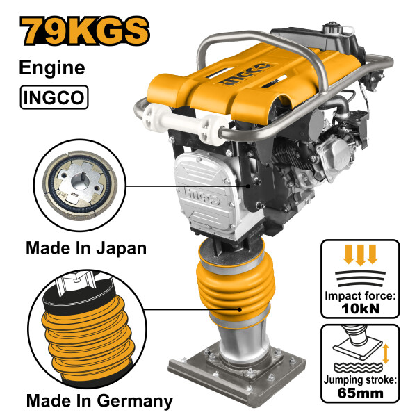 PATA PATA APISONADOR 6.5HP A GASOLINA INGCO GRT75-2 PATA PATA APISONADOR 6.5HP A GASOLINA INGCO GRT75-2