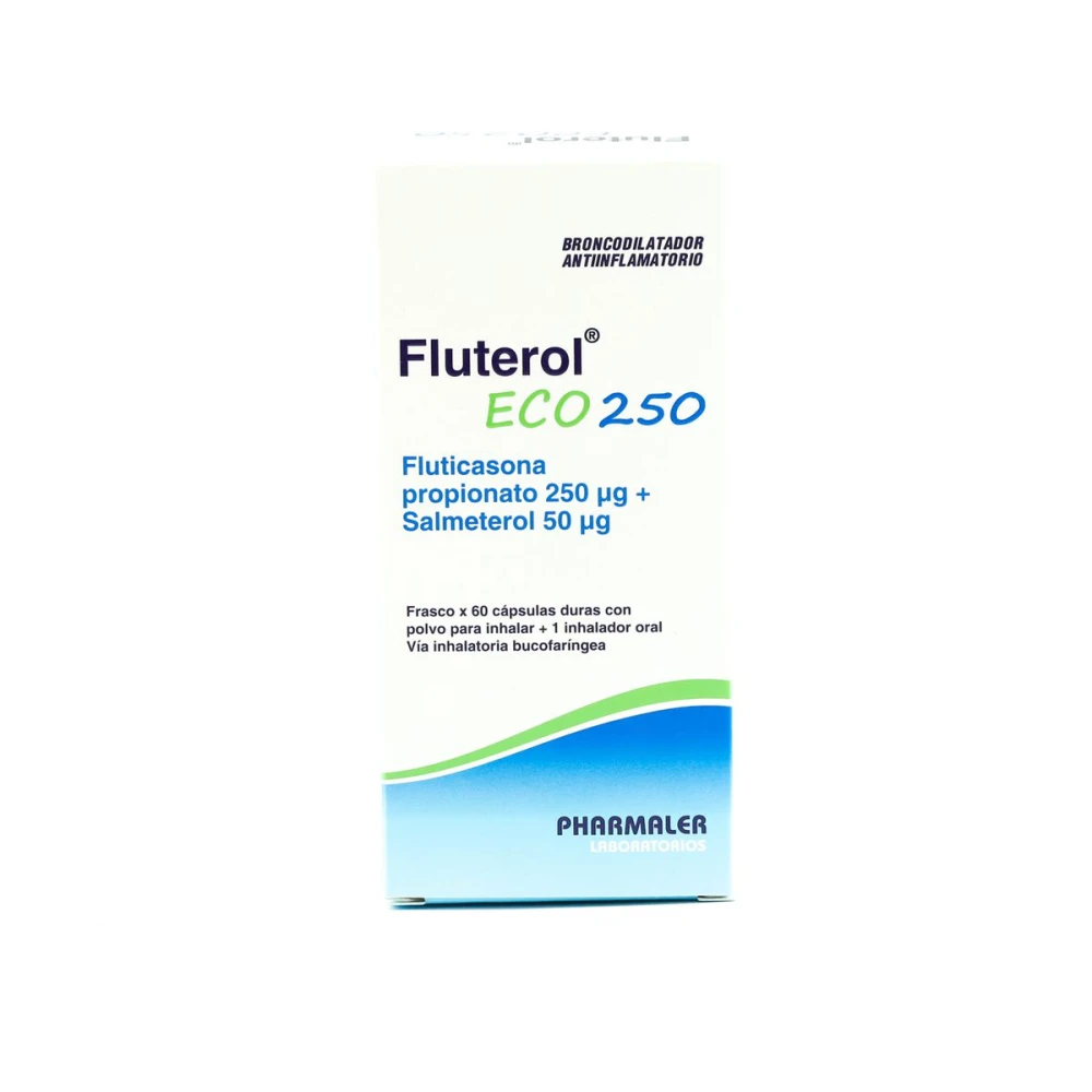 FLUTEROL ECO 250 MG. PVO.INHAL. ORAL FR.