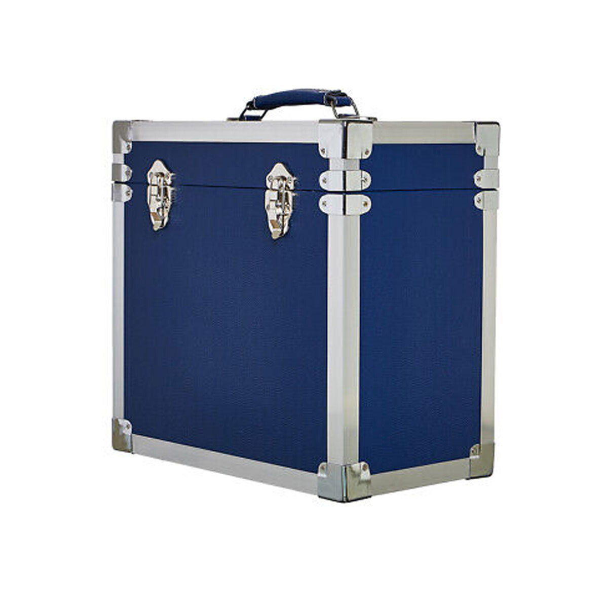 Lp Record Storage Carry Case Navy Dark Blue 