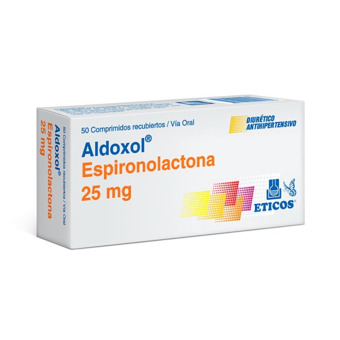 ALDOXOL 25 CJ X 50 COMPRIMIDOS única