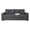 Sofá 3 Cuerpos 1.83mts - Tela Pet Friendly Gris Sofá 3 Cuerpos 1.83mts - Tela Pet Friendly Gris