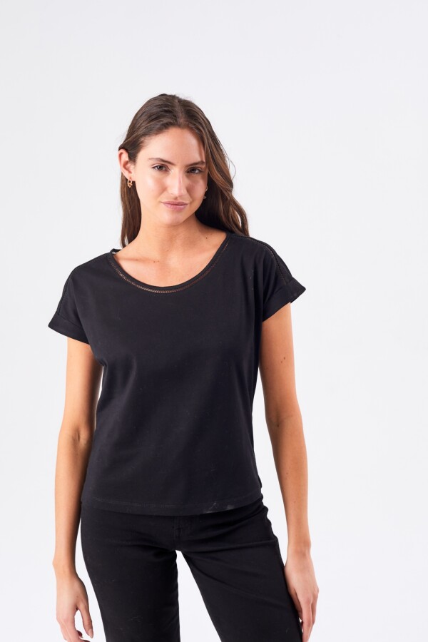 Remera Algodón Negro