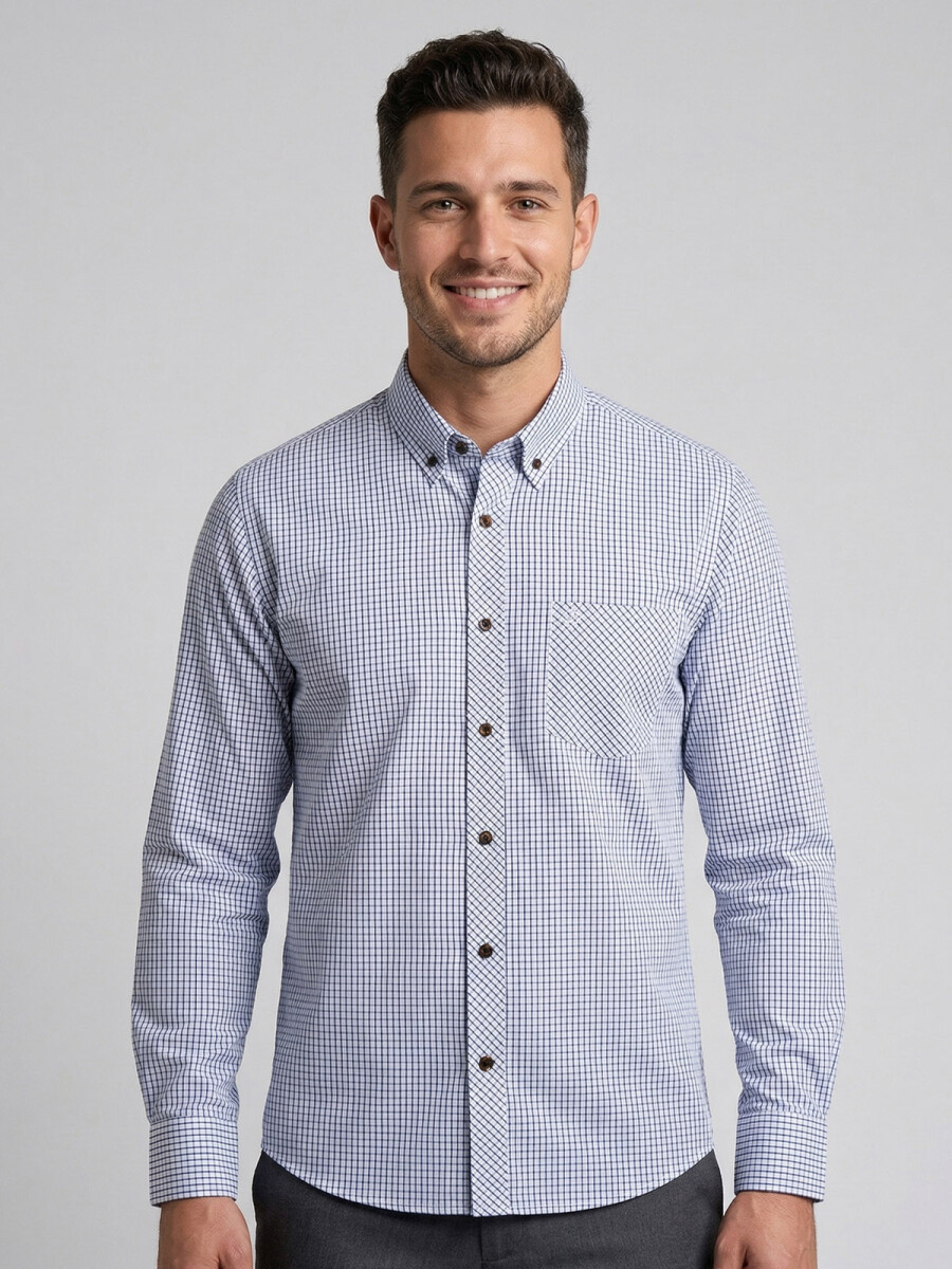 CAMISA DE CUADROS CHICOS 