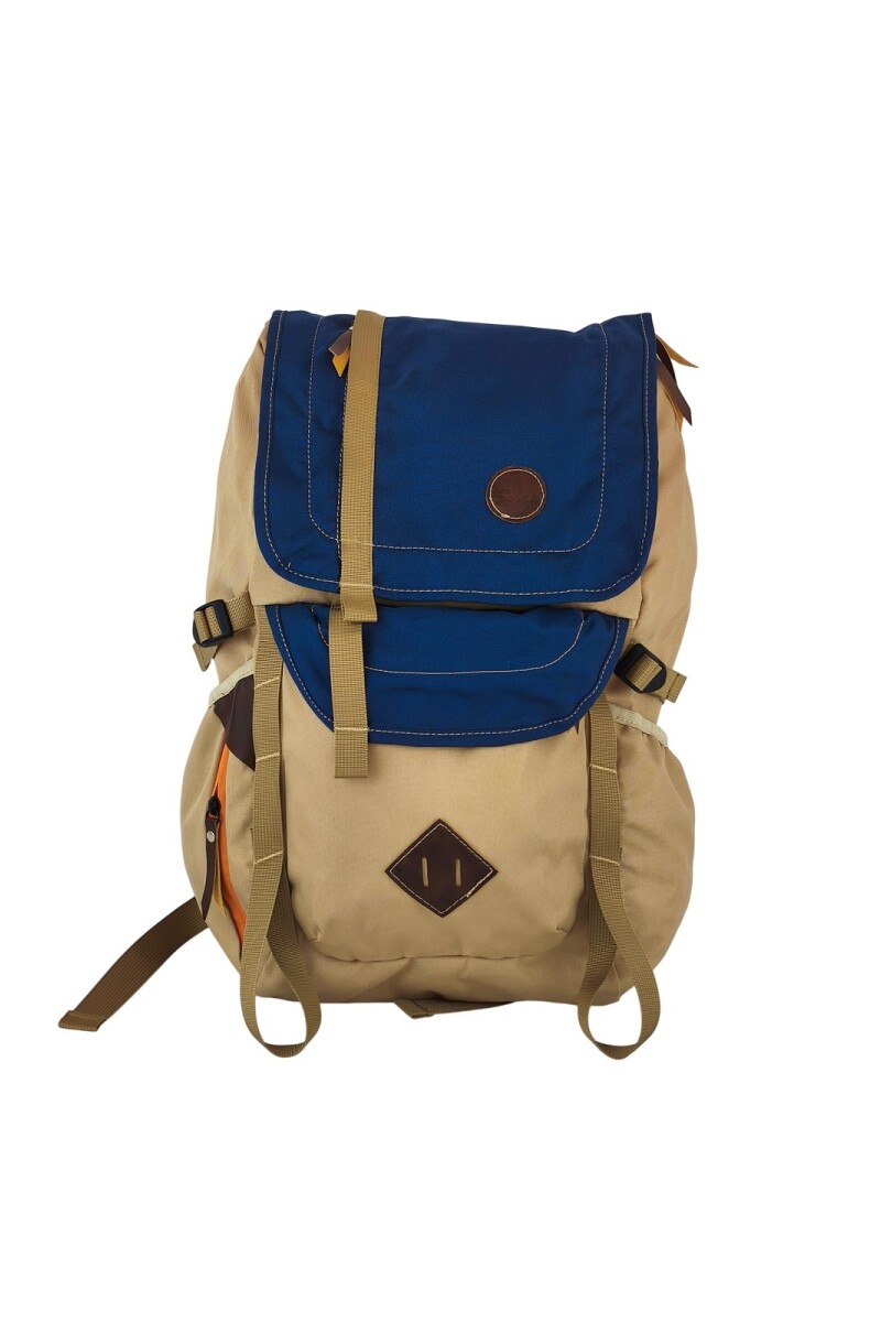 Mochila grande para viaje beige