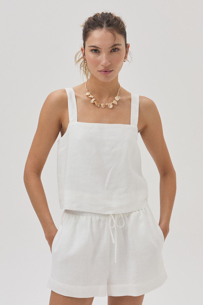 Short Olmo Blanco