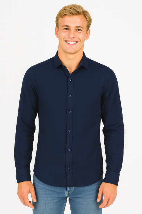 Camisa Fuko Men Azul Marino
