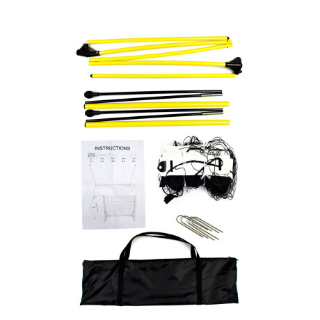 Arco De Fútbol 2,4.x1,5 Mts Portátil Plegable + Red Dep009006