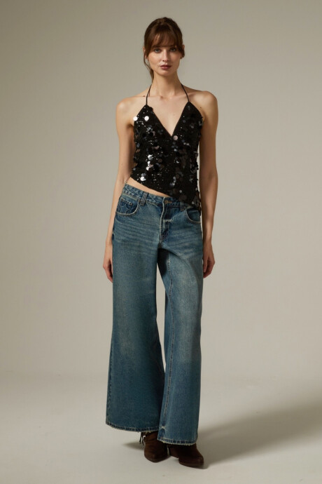 Pantalon Tavrel Azul Grisaceo