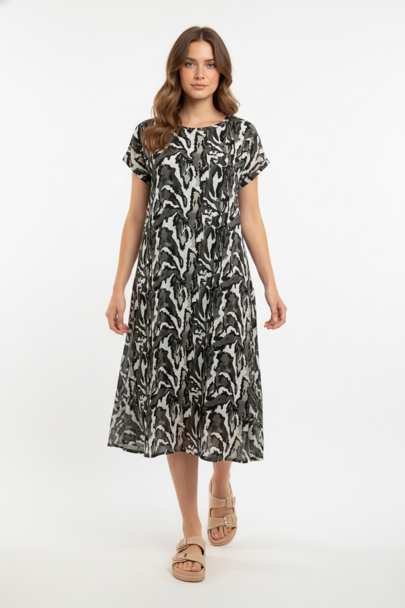 Vestido Fiennes - Estampado 1 